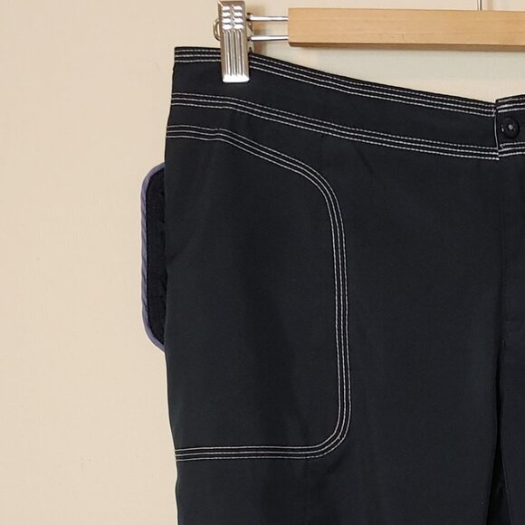 Nike Capri Studio Pant Zumba Activewear Crop Snap Flap Pockets Large - Picture 5 of 5